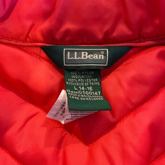 LL Bean Winter Coat with Shell (large 14/16) - Picture 2 of 5